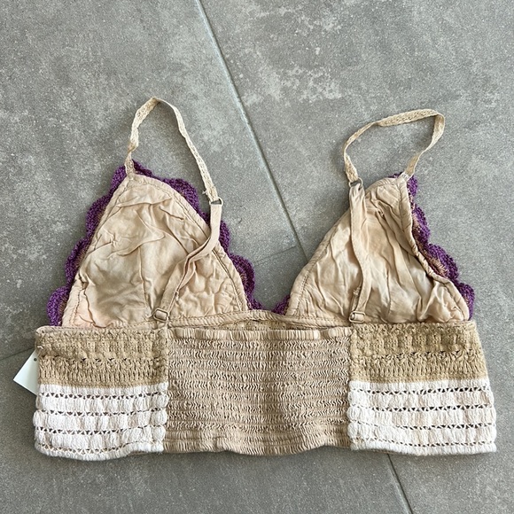 Free People Another Weekend Longline Bralette in Soft Pink - Picture 5 of 5
